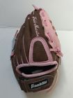 4000-10 025725368792 Franklin Field Master Tee Ball Glove Brown Pink