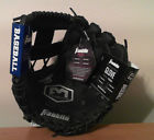 025725472802 Franklin Baseball Fielding Glove Black Fieldmaster Series New