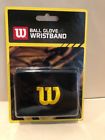 026388874835 Wilson Ball Glove Wristband Black New