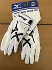 041969992807 Mizuno Vintage Pro White Batting Gloves Youth Medium