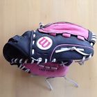 Ao440-pb 11 Wilson Pitch Girls Softball Black Glove Pink Fast Ao440-pb 11 Wilson Pitch Girls Softball Black Glove Pink Fast