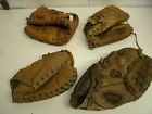 4024l Lot Of Vintage Baseball Glove 4024l Lot Of Vintage Baseball Glove