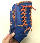 9pos Baseball Glove Royal Orange Mets Colors 12.5 Lht 0766783016996