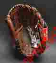 A4500 Wilson Left Hand All Position Split Hinge Ball Glove For Ages 5-7 T-ball