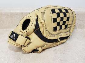 1150nbb Adidas Baseball Glove Youth Ts Eazy Close Rht 11.5 Inch Triple Stripe Brown