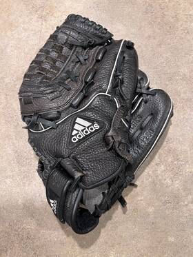 Dsg-r6dbmqq7 Adidas Climalite De1250 12.5 Inch Black Youth Baseball Glove Steerhide Leather Rht