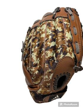 Ts1100bdc Adidas Youth Eazy Close Baseball Glove Brown Digital Camo 11 Inch Rht