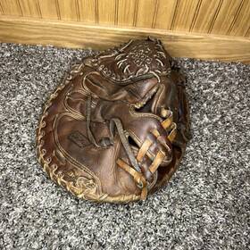 1550 Ahw Thermosports Vtg Xl Catcher Catchers Glove Mitt Rht Right Hand Throw