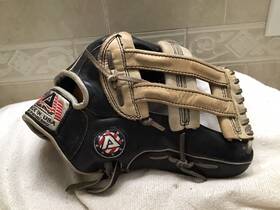 Usa134 Akadema Patriot Series Broken In 12.75 Inch Baseball Outfielders Glove Right Usa134 Akadema Patriot Series Broken In 12.75 Inch Baseball Outfielders Glove Right