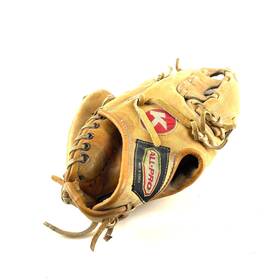 5-finger All-pro P-101 Vintage Tan Leather Right Hand Softball And Baseball Glove