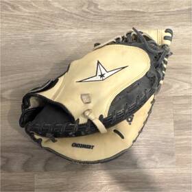 Cm1011bt All Star Pro-formed Catchers Mitt Leather Beige Black