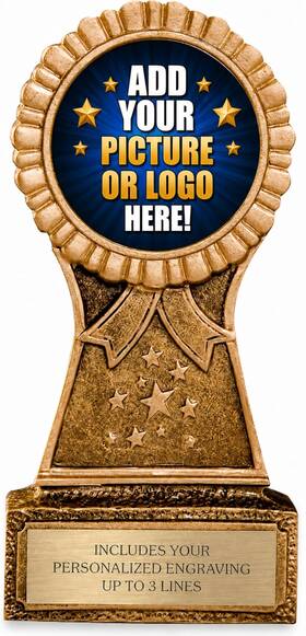 Awards4u A4u-logo-eom-7in Custom Trophy Award With Picture - Personalized Awards For Golf Sports Spou