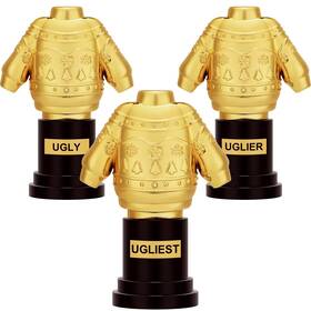 Sij-barydat-506 Barydat 3 Pcs Ugly Xmas Sweater Trophy 3.93 Inches Resin Christmas Trophies A Sij-barydat-506 Barydat 3 Pcs Ugly Xmas Sweater Trophy 3.93 Inches Resin Christmas Trophies A