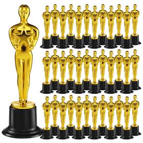 Bedwina 850068114429 6 Inch Gold Trophy Award Trophies - Pack Of 36 Bulk Golden Statues Troph