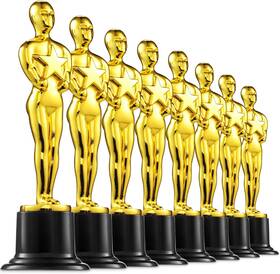 Sl-trog5 Bedwina Gold Trophy Award Mini Trophies Bulk - Pack Of 12 6 Inch Tall Plastic