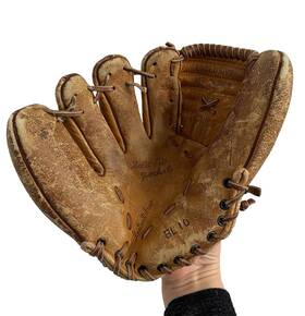 Bl-10 Big League Holmar Vtg Baseball Glove Mitt Full Grain Cowhide Old Style Lht