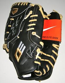 Black Nike Diamond Elite 12inch Unisex Baseball Glove Brand New Never Used Black Nike Diamond Elite 12inch Unisex Baseball Glove Brand New Never Used