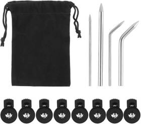 17248331029183 Brand Tookie Glove Lacing Needles 4pcs Stainless Steel Baseball And Silver Black