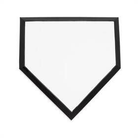 Bh89 Champion Sports Universal Homeplate Molded 20 Inch X 1.125 White/black