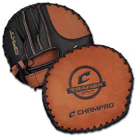 174707 Champro Infielder Training Glove Black/tan Regular Right Hand Throw