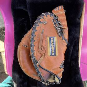 Cpx55-fr Champro Cpx-55 Power Flex Cowhide Catchers Mitt Leather Brown/black Lace-up