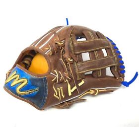 Mlab-12-an-righthandthrow Classic Upgraded 12 Inch Baseball Glove Us Kip Chestnut One Of A Kind