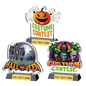 Jyi-colingmill-3447 Colingmill 3 Pcs Halloween Trophy Award 5.4 Inch Acrylic Costume Costum