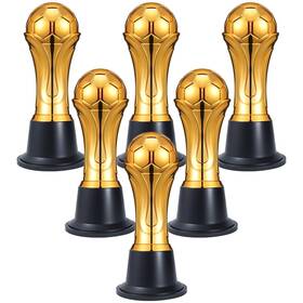 Cy0057 Conderyang 6pcs Small Gold Soccer Trophies 5.8 Inch Trophy Award Medals For Team