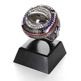Decade Awards 819758021942 Fantasy Football Trophy/gunmetal Champion Ring Award - 4 Inch Tall Engraved Decade Awards 819758021942 Fantasy Football Trophy/gunmetal Champion Ring Award - 4 Inch Tall Engraved