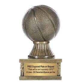 Decade Awards Cm-99010 Action Pedestal Basketball Trophy - Personalized Award Celebrate