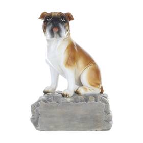Cm-99101 Decade Awards Bulldog Trophy - 6 Inch Tall Mascot Award Engraved Plate On Request
