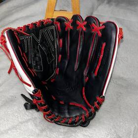 Wtad8rs170114 Demarini Insane Red White And Black 14 Inch Softball Glove Left Hand