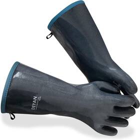 Deyan B0bm8sw3g7 Heat Resistant Bbq Grill Gloves Waterproof Silicone Oven Mitts Cotton