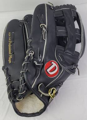 D2020 Diamond Black 13 Inch Oversized Softball/baseball Glove Game Ready Lht - Euc