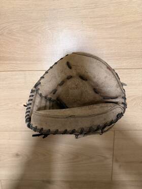 Diamond Dcm-10pro Vintage Catchers Mitt Glove Right Hand Throw Grey
