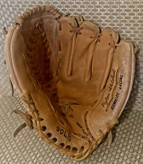 90l10 Diamond Pro Baseball Glove 12 Inch Leather Model Fits Left Hand Broken In