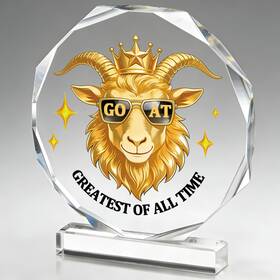 Douoauo 717956237687 Goat Trophy Award Acrylic Championship For Sports And Academic Events Douoauo 717956237687 Goat Trophy Award Acrylic Championship For Sports And Academic Events