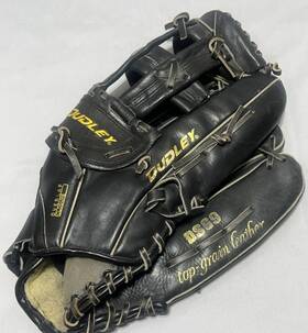 Dsg9 Dudley 14 Inch Black Top-grain Leather Right Hand Throw Softball Glove Mitt Rht