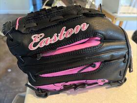 Fpt12 Easton 035011918891 12 Inch Black And Pink Womens Girls Fast Pitch Softball Glove Right Rht Fpt12 Easton 035011918891 12 Inch Black And Pink Womens Girls Fast Pitch Softball Glove Right Rht
