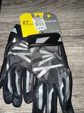 Easton 628412107690 New Nwt Adult Z7 Hyperskin Baseball Gloves Size Large Goatskin Palm Easton 628412107690 New Nwt Adult Z7 Hyperskin Baseball Gloves Size Large Goatskin Palm
