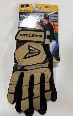 Easton 628412410783 Walk Off Nx Gloves Alex Bregman Tan Army Camo-medium-new