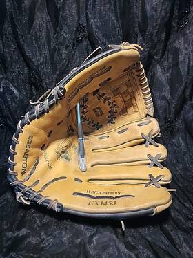 Ex1453 Easton 14 Inch Pattern Competitor Series Softball All Leather Glove