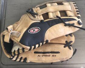 Kpro81 Easton K-pro 81 Baseball Glove 13 Inch Rht Brown/black Made With Kevlar Nice Mit