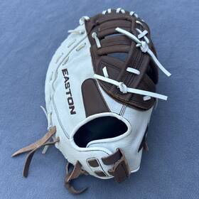 Ns3125 Easton Softball Glove 12 1/2 Inch Right Hand Throw Rht First Base Mitt Euc