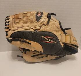 Yss-12 Easton Stealth 12 Inch Lht Baseball Glove Tan/black Steer Hide Usa
