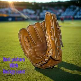 6317 Foremost Vtg Penneys Right Handed Thrower Baseball Glove Cowhide Genuine #1