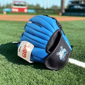 Franklin 025725508884 My First Glove And Ball Blue Teeball 8.5 In Toddler Baseball