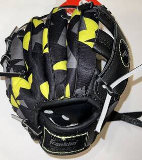088090116 Franklin Digitek 8 Inch Tee-ball Glove Right Hand Throw 22481-8 Mitt Neon Black New