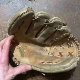 1113 Franklin 1112 Vintage Baseball Glove Mitt 11 Inch Super Scoop Pocket Youth