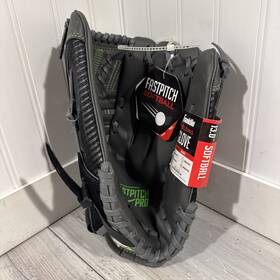 22427 Franklin Fastpitch Pro Series 13 Inch Softball Glove Black/green 22427 Franklin Fastpitch Pro Series 13 Inch Softball Glove Black/green